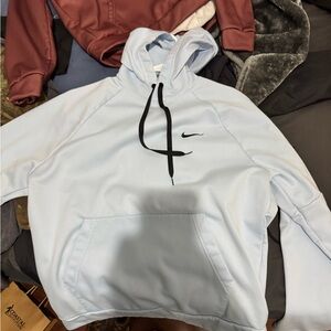 Nike blue therma men hoodie